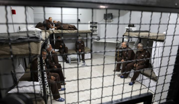 Israel is holding 4650 Palestinians in 23 prisons, including 32 women, 180 minors