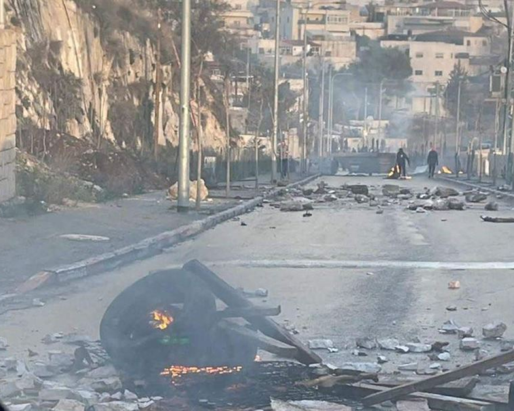 Palestinians in Jerusalem’s Jabal al-Mukabber go on strike