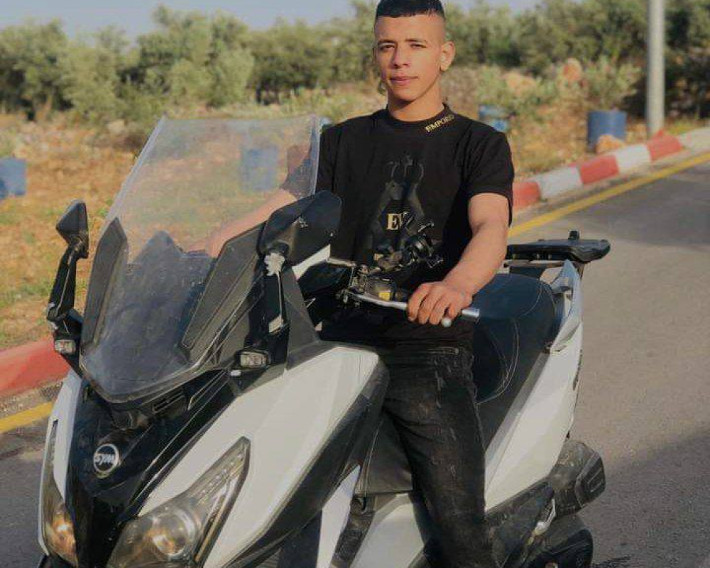 Palestinian teenager killed Tuesday morning by IOF