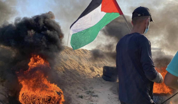 Israeli occupation warplanes bomb sites in Gaza