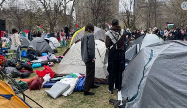 Montreal Students Rally for Palestinian Cause with Campus Tent Encampment