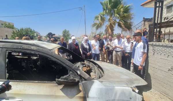 Diplomatic delegation pays solidarity vi...